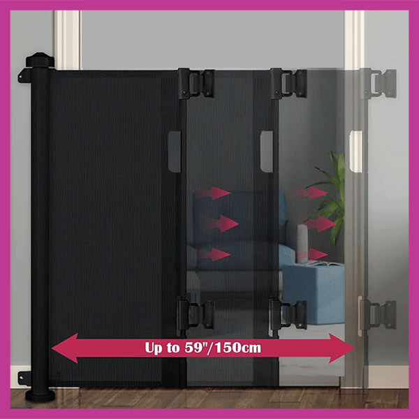 Retractable Baby Gate SPY KIDS™ - بوابة أمان للأطفال