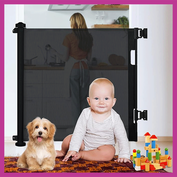 Retractable Baby Gate SPY KIDS™ - بوابة أمان للأطفال