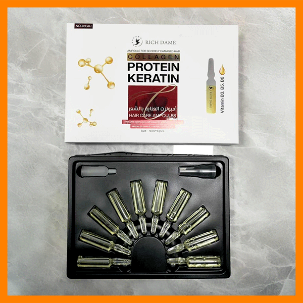 أمبولات العناية بالشعر بالبروتين والكيراتين – Protein Keratin Hair Care Ampoules