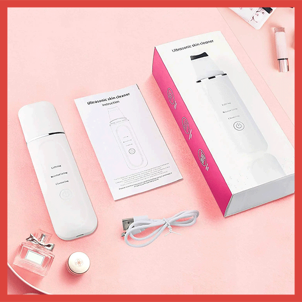 جهاز تنظيف الوجه الكهربائي بالموجات فوق الصوتية – Electric Ultrasonic Facial Cleanser