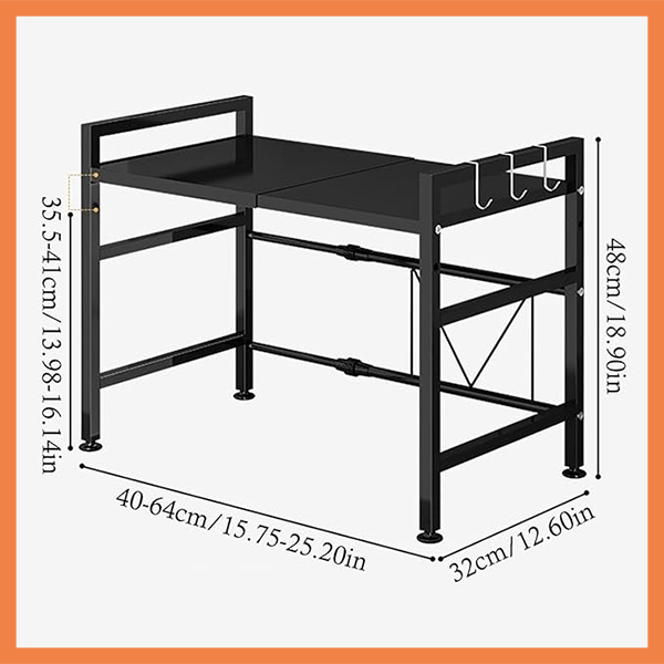 ستاند ميكروويف - Extendable Microwave Oven Rack™