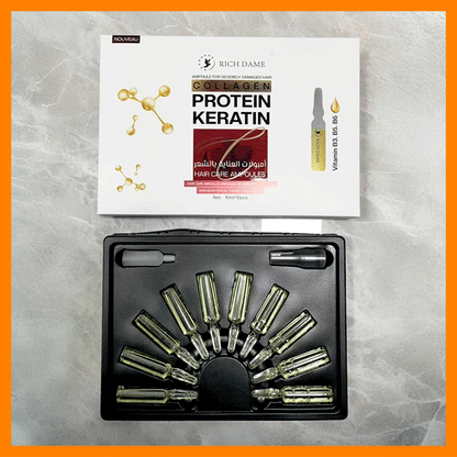 أمبولات العناية بالشعر بالبروتين والكيراتين – Protein Keratin Hair Care Ampoules