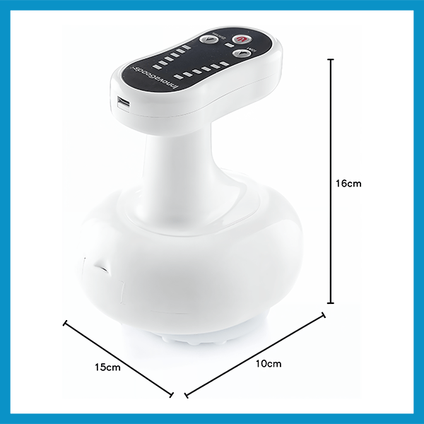 Rechargeable Anti-cellulite Suction and Heat Massager – جهاز تدليك لمكافحة السيلوليت بالشفط والحرارة – قابل لإعادة الشحن