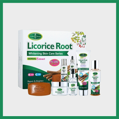 Licorice Root Whitening Skin Care Series – مجموعة العناية بالبشرة بتفتيح جذر العرقسوس